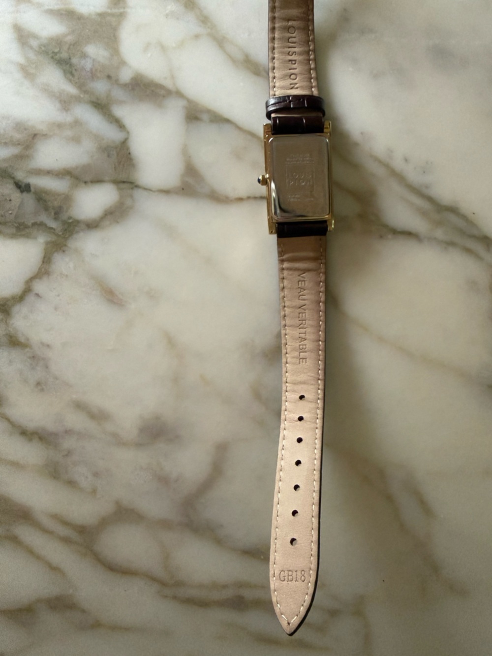 Louis Pion Vintage Leather Watch - Picture 7 of 10